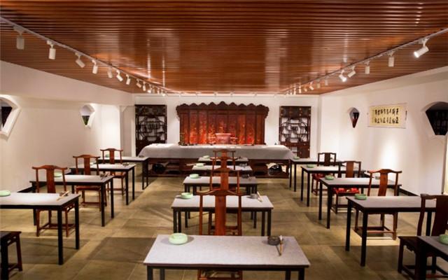 古色古香的高端商务会议北京文化空间-国藏太和红木艺术馆