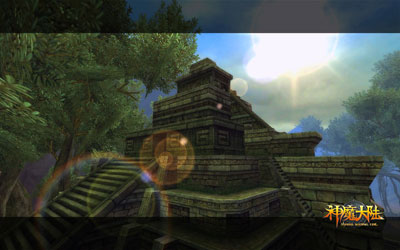 图片: 图2《神魔大陆》实景截图-幽静的沉睡丛林.jpg