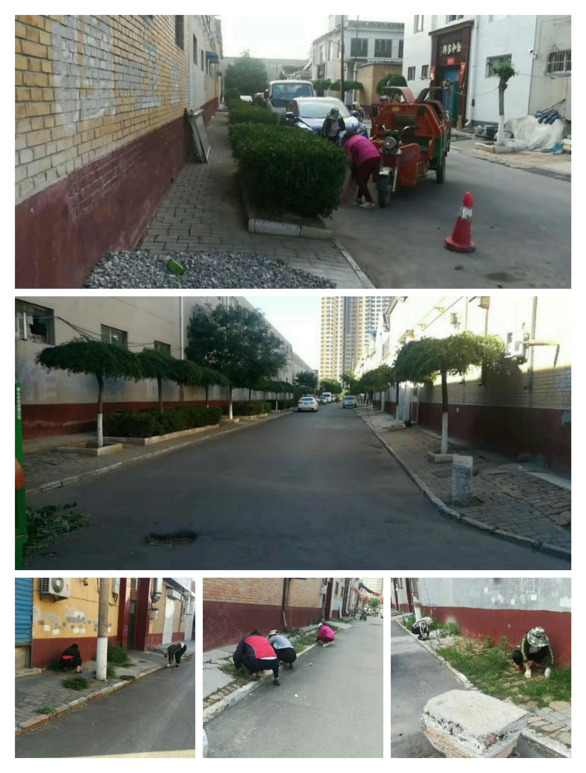 占用公共场地|占用小区公共场地经营，鑫欣家园16处私搭乱建被拆