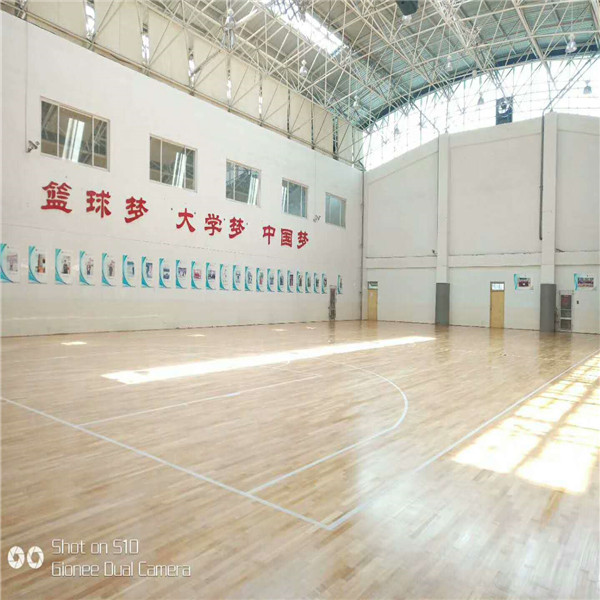 江西吉安籃球場館運動木地板施工品牌廠家