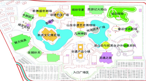 非遗博览园布局规划图流出 八大功能区展现文化之旅