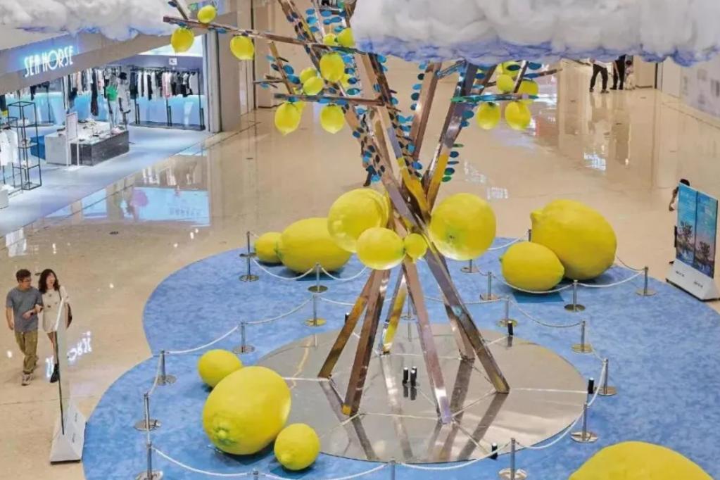 珠海环宇城巨型柠檬超现实艺术展